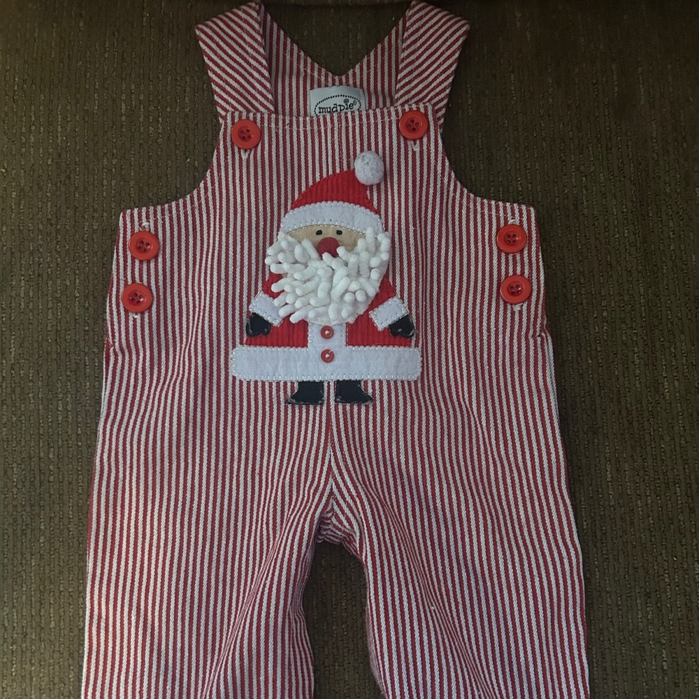 Mudpie 0-6 months Santa jumper
